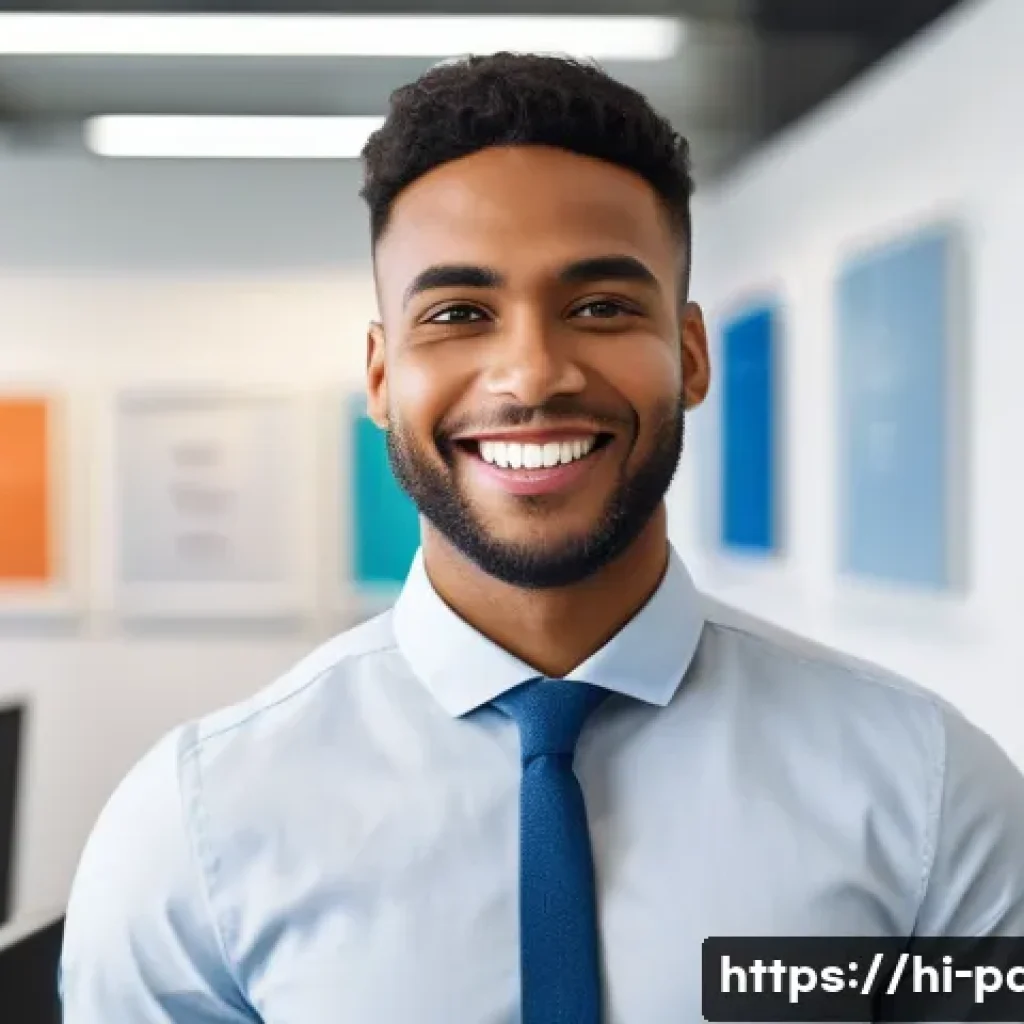 제품디자인 자격증 학습 자료 추천 - **Prompt:** A diverse young professional, radiating confidence, stands in a brightly lit, modern off...